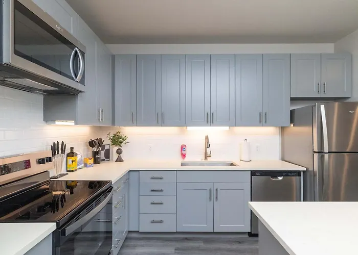 Apartamento Trinity River - Modern - King Bed Fort Worth